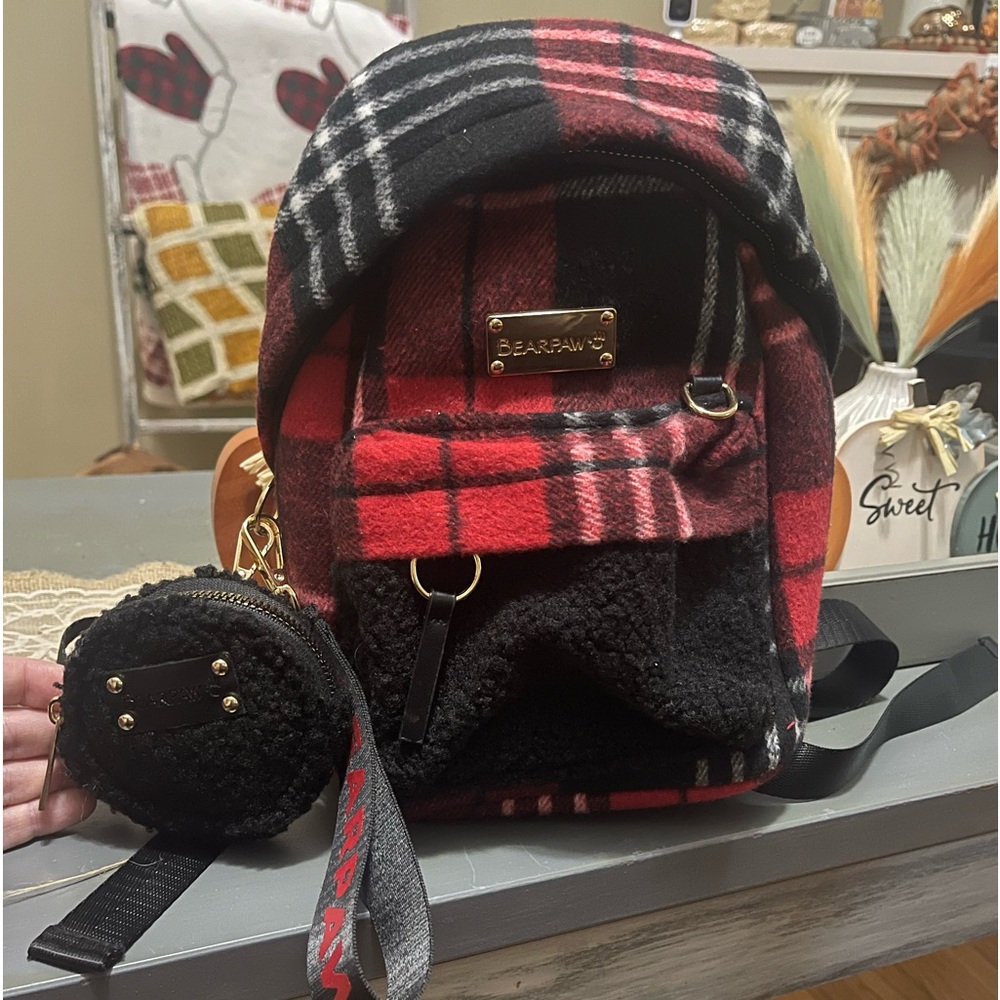 BearPaw mini backpack purse